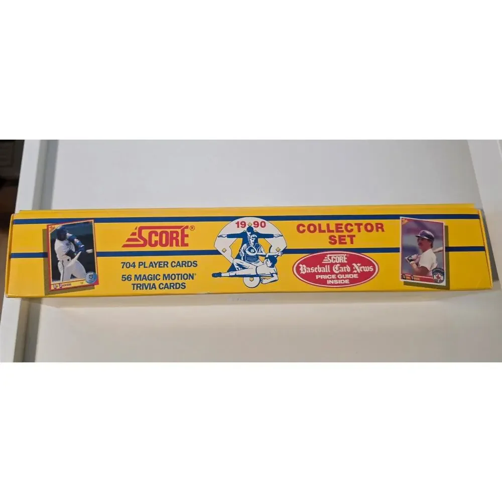 1990 Score MLB Baseball Yellow Collector Set - 704 Cards - Open Box